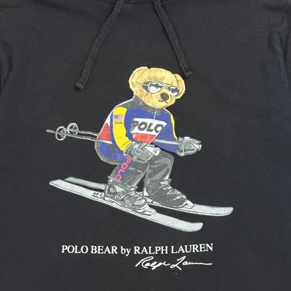Polo Ski Bear Lightweight Hoodie | Ralph Lauren RL | Mens Size Small - Picture 2 of 6